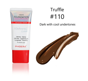 Matte, Silky, Tube Liquid Foundation, Ladies Products (option: 110 Truffle)