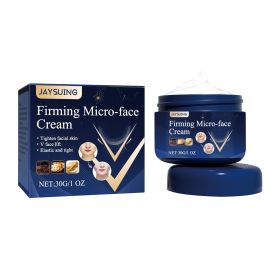 Jaysuing V Face Firming Cream, Contours Tightening, Chin Lifting Facial Skin Relaxation Massage Cream (option: 1pc)
