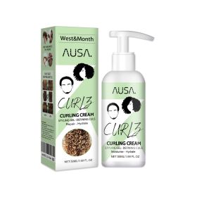 West&Month Curl Bouncer Moisturizing Curl Defining Volume Bouncing Strengthening Hair Smoothing Frizz Conditioning (option: 1pcs)