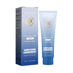 EELHOE Protein Corrective Hair Straightening Cream Repair Hair Smoothing Frizz And Dryness Anti-Frizz Nourishes And Smoothes Hair (option: 1pcs)