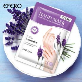 Lavender Hand Mask Gloves Horny Hand Mask Cross-Border (option: Purple-1PC)
