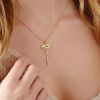 Birth Month Flower Name Necklace Floral Name Necklace