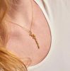 Birth Month Flower Name Necklace Floral Name Necklace