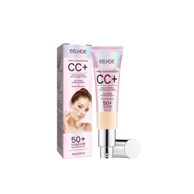 EELHOE Face Repair Cc Cream Natural Concealer Waterproof Non-removal Makeup Hydration Moisturizing Repair Whitening Skin (option: 1pcs)